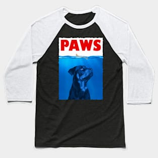 Rottweiler PAWS Tee Triumph for Admirers of Canine Majesty Baseball T-Shirt